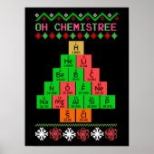 Oh Chemistream - hässlicher Weihnachtssüßer für Ch Poster (Vorne)