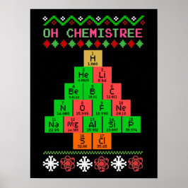 Oh Chemistream - hässlicher Weihnachtssüßer für Ch Poster