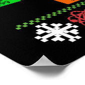 Oh Chemistream - hässlicher Weihnachtssüßer für Ch Poster (Ecke)