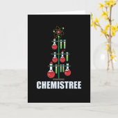 Oh Chemistream Weihnachts Chemie Lehrer Karte (Gelbe Blume)