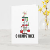 Oh Chemistream Weihnachts Chemie Lehrer Karte (Gelbe Blume)