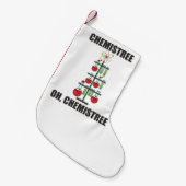 Oh Chemistream Weihnachts Chemie Lehrer  Kleiner Weihnachtsstrumpf (Vorderansicht (hängend))