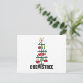Oh Chemistream Weihnachts Chemie Lehrer Postkarte (Stehend Vorderseite)