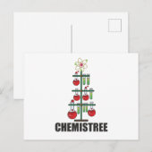 Oh Chemistream Weihnachts Chemie Lehrer Postkarte (Vorne/Hinten)