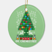 Oh Chemistream Weihnachtschemie Wissenschaft Perio Keramik Ornament (Links)