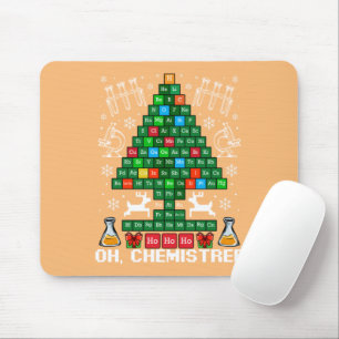 Oh Chemistream Weihnachtschemie Wissenschaft Perio Mousepad