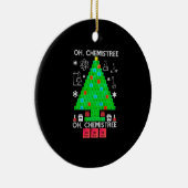 Oh Chemistree Chemist Tree Funny Science Weihnacht Keramik Ornament (Rechts)