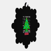 Oh Chemistree Chemist Tree Funny Science Weihnacht Ornament Karte (Rechts)