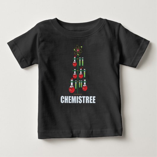 Oh Chemistree Christmas Chemistry Science teacher Baby T-shirt (Vorderseite)