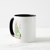 Oh Chemistree Christmas – Funny Chemistry Holiday Tasse (Vorderseite Links)