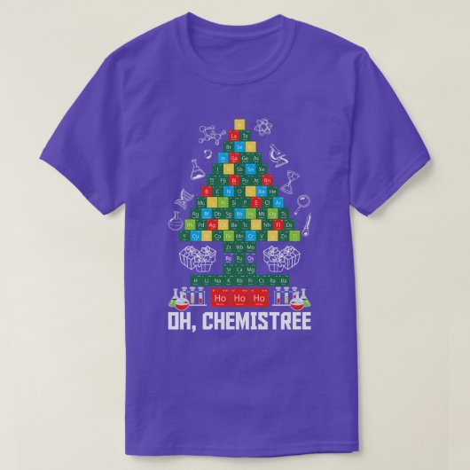 Oh Chemistree Funny Chemistry T-Shirt (Design vorne)