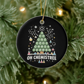 Oh Chemistree Periodensystem Chemie Weihnachten Keramik Ornament