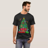 Oh Chemistree Weihnachtsbaum Xmas Lights Chemie T-Shirt (Vorne ganz)