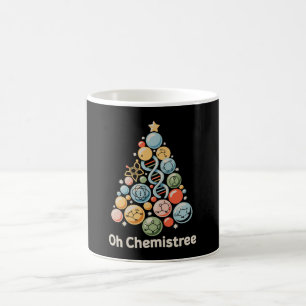 Oh Chemistree Wissenschaft Chemie Labor Weihnachte Kaffeetasse
