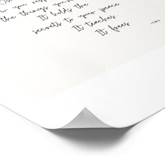 'Oh Child' inspiriertes Poster von My Good Mind (Ecke)