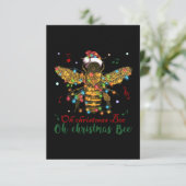 Oh Christmas Bee | Oh Christmas Bee Begleitkarte (Stehend Vorderseite)