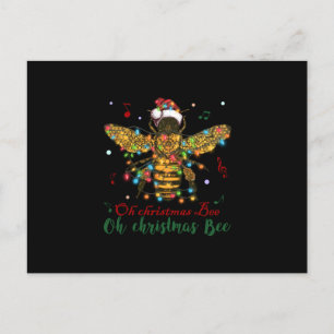 Oh Christmas Bee Oh Christmas Bee Feiertagspostkarte