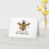 Oh Christmas Bee Oh Christmas Bee Light Karte (Gelbe Blume)