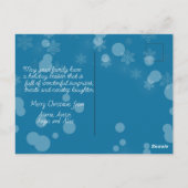 "Oh, Christmas BEE, Oh, Christmas BEE" Postkarte (Rückseite)