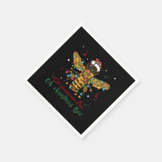 Oh Christmas Bee | Oh Christmas Bee Serviette (Ecke)