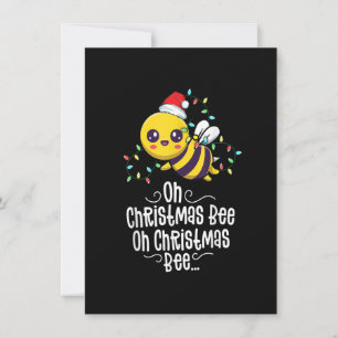 Oh Christmas Bee Xmas Family Holidays Kawaii Mom C Einladung