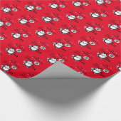 Oh Christmas Tea Penguin Lover - Tea Drinker Geschenkpapier (Ecke)