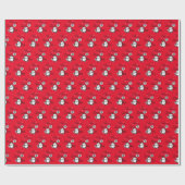 Oh Christmas Tea Penguin Lover - Tea Drinker Geschenkpapier (Flach)