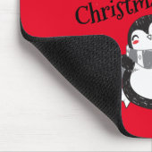 Oh Christmas Tea Penguin Lover - Tea Drinker Mousepad (Ecke)