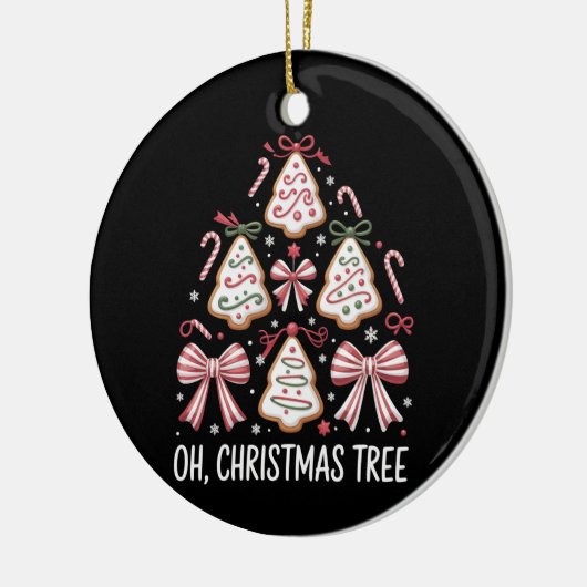 Oh Christmas Tree Cake Debbie Becky Jen Cake Lover Keramik Ornament (Links)