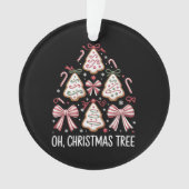 Oh Christmas Tree Cake Debbie Becky Jen Cake Lover Ornament (Vorderseite)