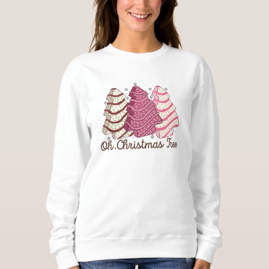 Oh Christmas Tree Cake Sweatshirt (Vorderseite)