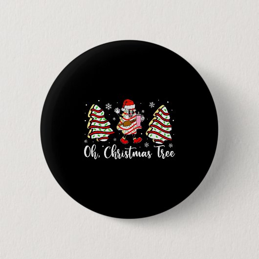 Oh Christmas Tree Cakes Debbie Becky Jen Cake Love Button (Vorderseite)