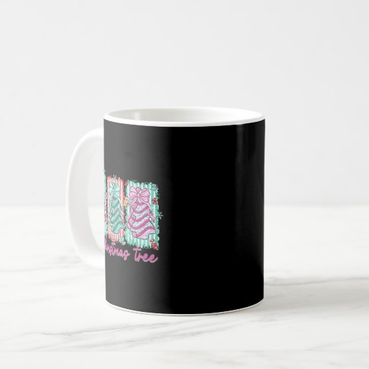 Oh Christmas Tree Cakes Debbie Becky Jen Cake Love Kaffeetasse (Vorderseite Links)