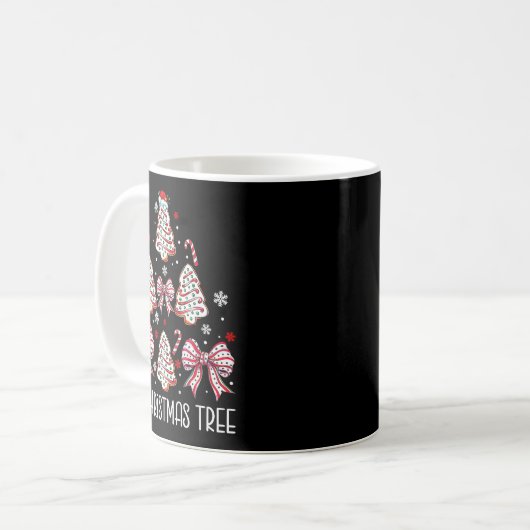 Oh Christmas Tree Cakes Debbie Becky Jen Cake Love Kaffeetasse (Vorderseite Links)