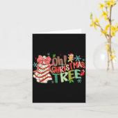 Oh Christmas Tree Cakes Debbie Becky Jen Cake Love Karte (Gelbe Blume)