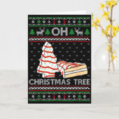 Oh Christmas Tree Cakes Debbie Becky Jen Cake Love Karte (Gelbe Blume)