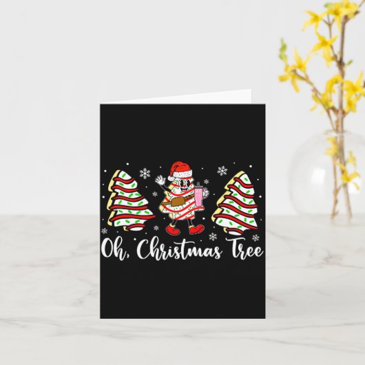 Oh Christmas Tree Cakes Debbie Becky Jen Cake Love Karte (Gelbe Blume)