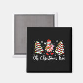 Oh Christmas Tree Cakes Debbie Becky Jen Cake Love Magnet (Vorderseite/Rückseite)