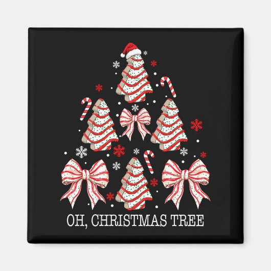 Oh Christmas Tree Cakes Debbie Becky Jen Cake Love Magnet (Vorne)
