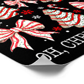 Oh Christmas Tree Cakes Debbie Becky Jen Cake Love Poster (Ecke)