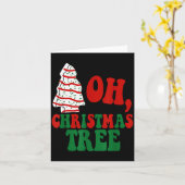 Oh Christmas Tree Cakes Debbie Becky Jen Groovy Re Karte (Gelbe Blume)