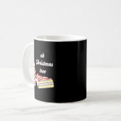 Oh Christmas Tree Cakes Debbie Funny Christmas Sna Kaffeetasse (Vorderseite Links)