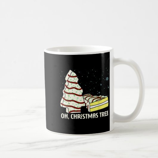 Oh, Christmas Tree Cakes Shirt Funny Cakes Debbie Kaffeetasse (Rechts)