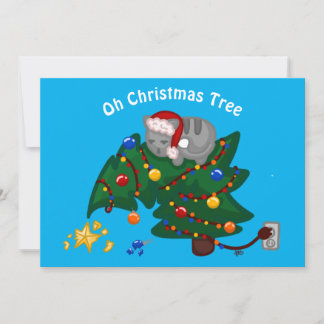 Oh Christmas Tree Holiday Card Feiertagskarte