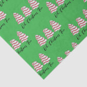 Oh Christmas Tree Little Debbie Cakes Gift Wrap Seidenpapier (Detail)