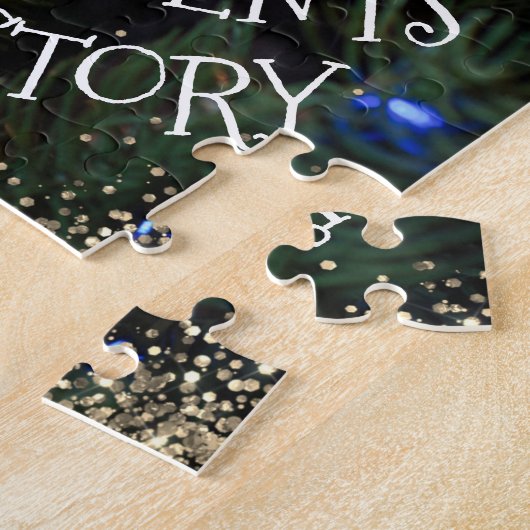 Oh Christmas Tree Mischievous Grin Kitty Funny Cat Puzzle (Seite)