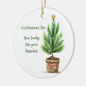Oh Christmas Tree Personalisierte Ornament (Links)