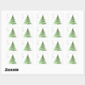 Oh Christmas Tree Square Sticker Weihnachtsmarken (Blatt)