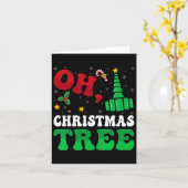 Oh Christmas Tree Xmas Lights Rt Respiratory Thera Karte (Gelbe Blume)