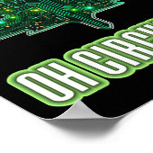 Oh Circuitree Christmas Electronics Circuit Board Poster (Ecke)